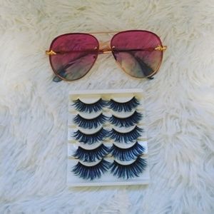 Glasses and lashes